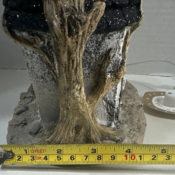 Retro Halloween Spooky Light Up Haunted House With Ghost & Owl 2024 NWT - Picture 10 of 10